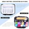Hoshin Knitting Bag for Yarn Storage, High Capacity Yarn Totes Organizer with Inner Divider Portable for Carrying Project, Knitting Needles(up to 14”), Crochet Hooks, Skeins of Yarn (Yellow)